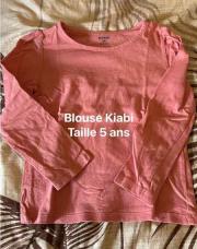 Blouse corail Kiabi 5ans 