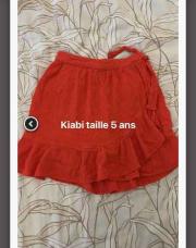 Jupe rouge Kiabi 5ans