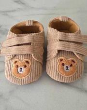 Chaussons bébé  ourson schratch