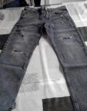 jean gris zara 11/12 ans