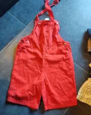 Salopette rouge petit bateau 3 ans
