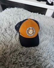 Casquette TAO, lion Bleu moutarde 