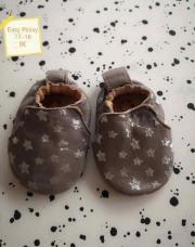 Chaussons easy Peasy 17-18 taupe étoiles 