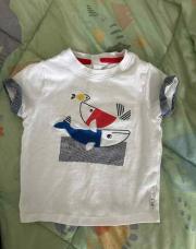 Teeshirt obaibi 6 mois baleine 