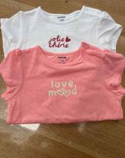Lot de 2 t shirts Kiabi 12 mois 