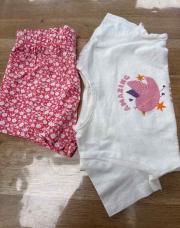 Ensemble short t shirt Kiabi oiseau 