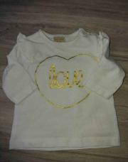 T shirt love doré