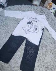Ensemble 2 pièces, Mickey sous pull + pantalon 