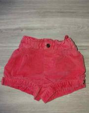 Short velours rose