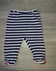 Legging bleu ligné