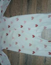 Pyjama coeur kiabi fermeture zipper 18mois 