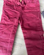 Jeans Kiabi rouge 12mois 
