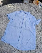 Chemise courte manche bleu Okaidi 