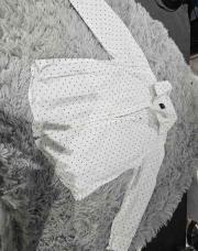 Chemise blanche petits points 