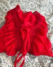 Blouse rouge TU Éros 