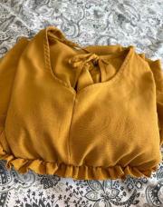 Blouse moutarde TU