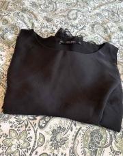 Blouse noire L Zara