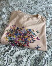 T-shirt papillons M Shein