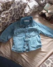 Chemise jeans zara 6/9m
