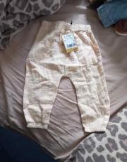 Pantalon mousseline crème t68