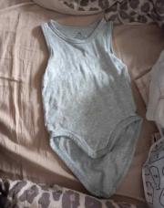 Body sans manches gris 12m