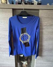 Teeshirt longues manches bleu 
