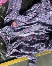 Chemise violette fille 