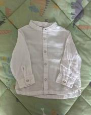 Chemise kiabi blanche Mao 18 mois 