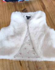 Gilet sans manches 6 mois blanc Kiabi 