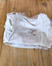 Lot bodys tee-shirt courte 6/9 moisb