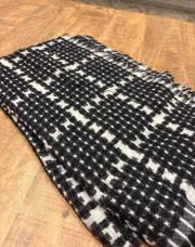 Écharpe noir blanche 