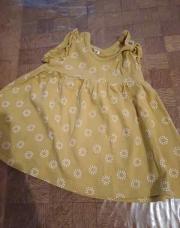 Robe naissance moutarde