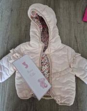 VESTE ROSE REVERSIBLE 3MOIS 