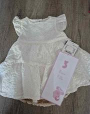 ROBE BLANCHE H&M 3MOIS