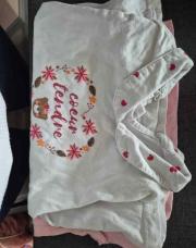 Lot 2 blouses 23mois blanche, rose