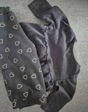 Ensemble blouse,pantalon noir 3 mois