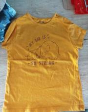 T-shirt jaune éléphants Kiabi 24m