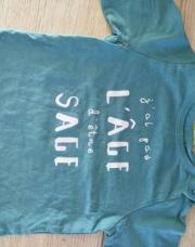 Blouse verte sage TAO 9m