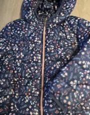 Veste bleu fleur C&A 104