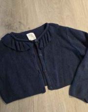 Gilet boléro bleu c&a 104