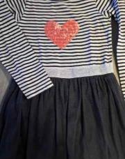Robe marinière tutu 5ans