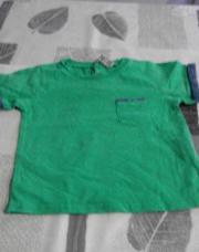 t-shirt vert tape à l œil 86