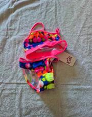 Bikini 5ans neuf boules multicolor