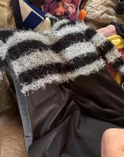 Robe à rayures 8 ans 