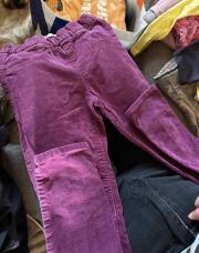 Pantalon mauve 8/9 ans 