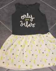 Robe citron 6ans