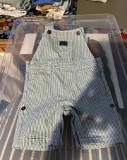 Salopette 3 M okaidi bleu ligne 