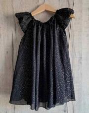 Robe noir volant c&a 98