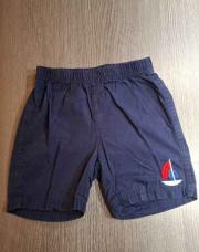 Short bleu bateau 18M