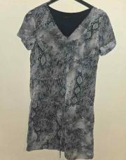 Robe bleu crocodile